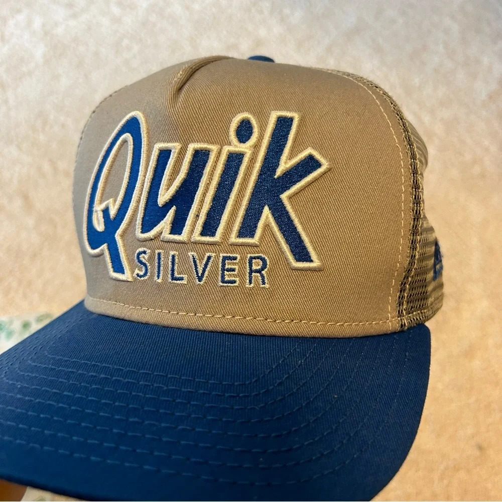 Mens Quiksilver New Era Mesh SnapBack Trucker Hat - Picture 12 of 14